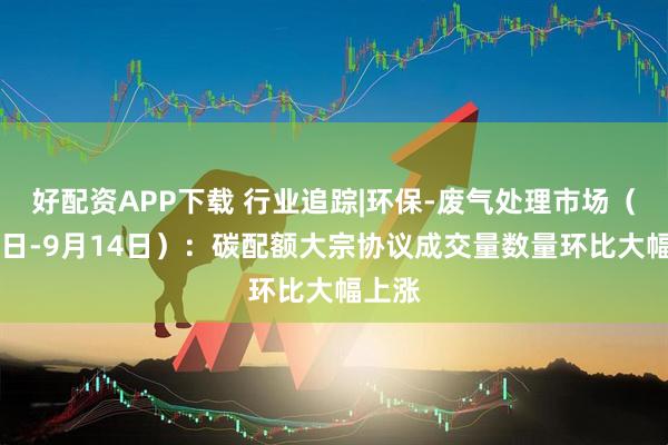 好配资APP下载 行业追踪|环保-废气处理市场(9月8日-9月14日):碳配额大宗协议成交量数量环比大幅上涨